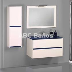 Mueble Auxiliar de Baño Clásico 2 Puertas Bisel